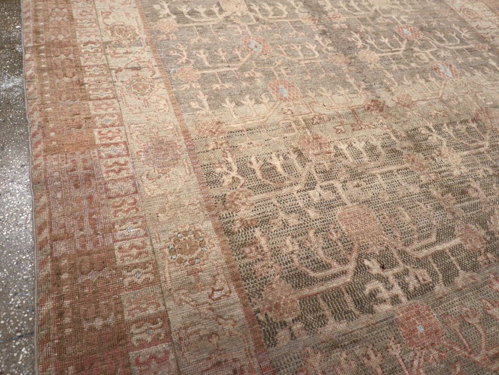 Antique East Turkestan Khotan Wide Gallery Runner, No.16928 - Galerie Shabab