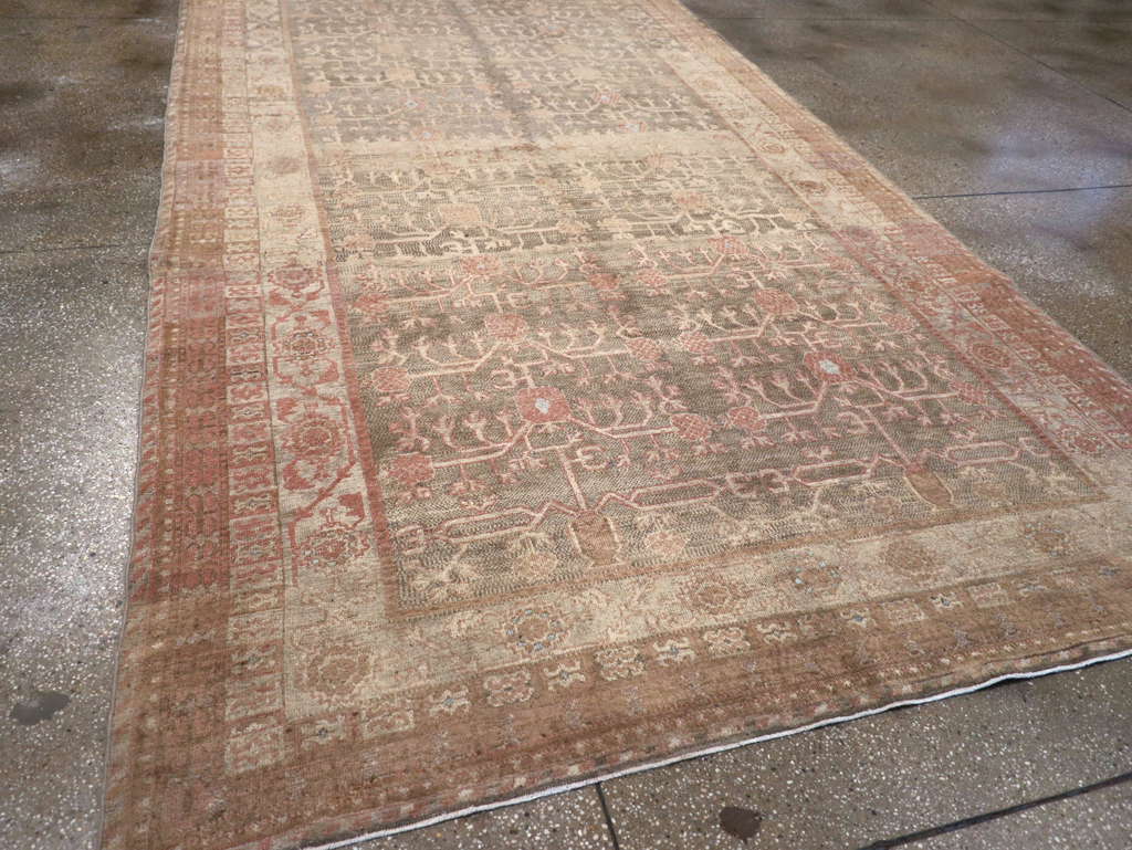 Antique East Turkestan Khotan Wide Gallery Runner, No.16928 - Galerie Shabab