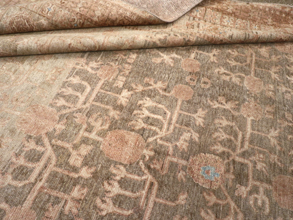 Antique East Turkestan Khotan Wide Gallery Runner, No.16928 - Galerie Shabab