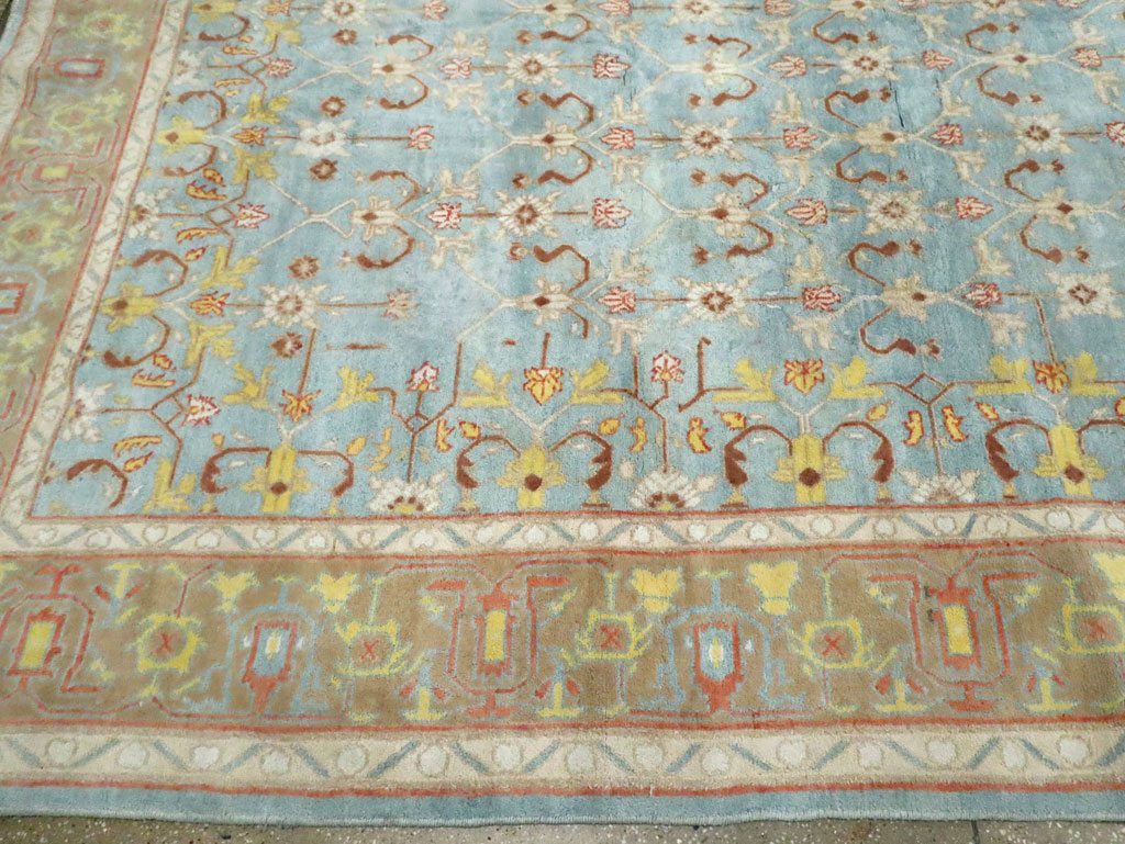 Antique Indian Cotton Agra Carpet, No.16988 - Galerie Shabab
