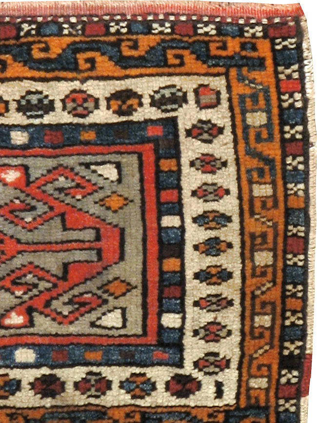 Antique Persian Kurdish Rug (Pair: 2 of 2), No.16995 - Galerie Shabab
