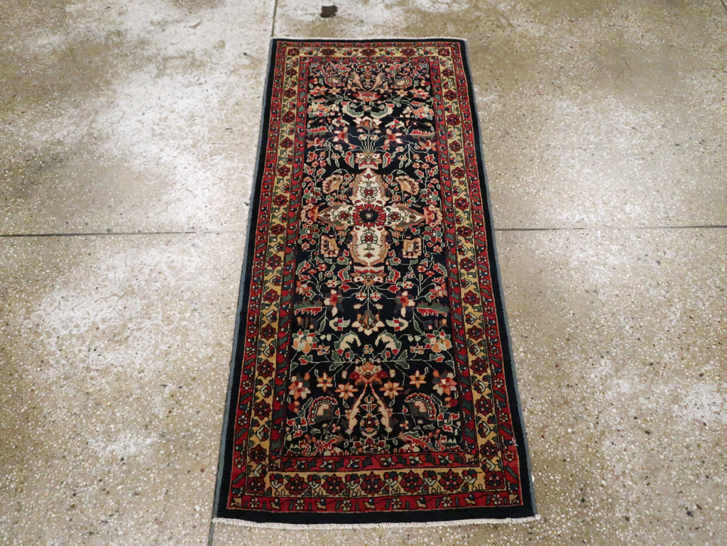 Antique Persian Sarouk Fereghan Throw Rug (Pair: 1 of 2), No.16996 - Galerie Shabab