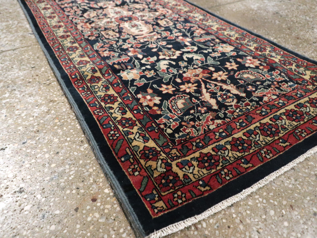 Antique Persian Sarouk Fereghan Throw Rug (Pair: 1 of 2), No.16996 - Galerie Shabab