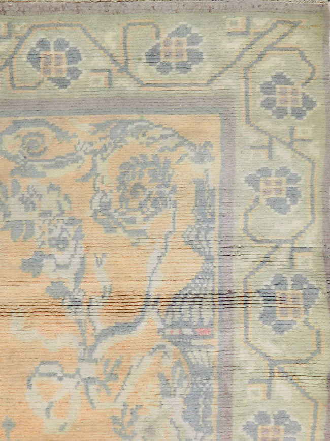 Vintage Indian Cotton Agra Wide Gallery Runner , No.17048 - Galerie Shabab