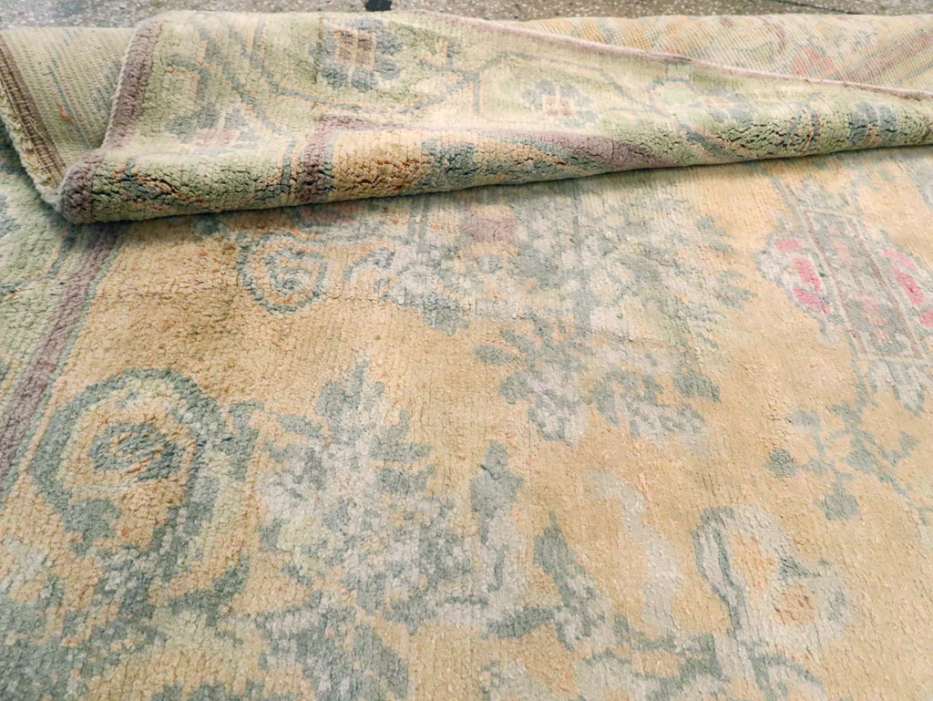 Vintage Indian Cotton Agra Wide Gallery Runner , No.17048 - Galerie Shabab