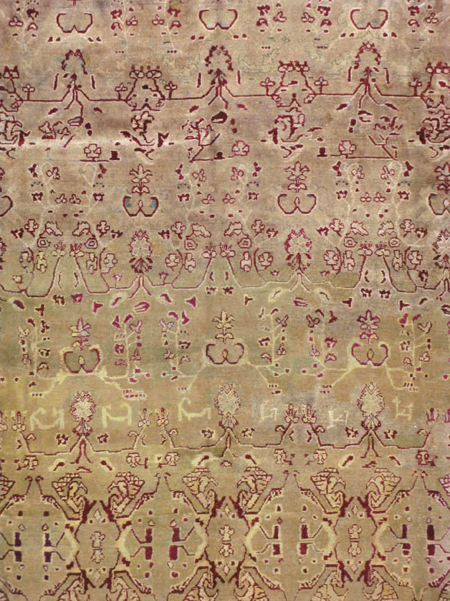 Antique Indian Agra Carpet, No.17051 - Galerie Shabab