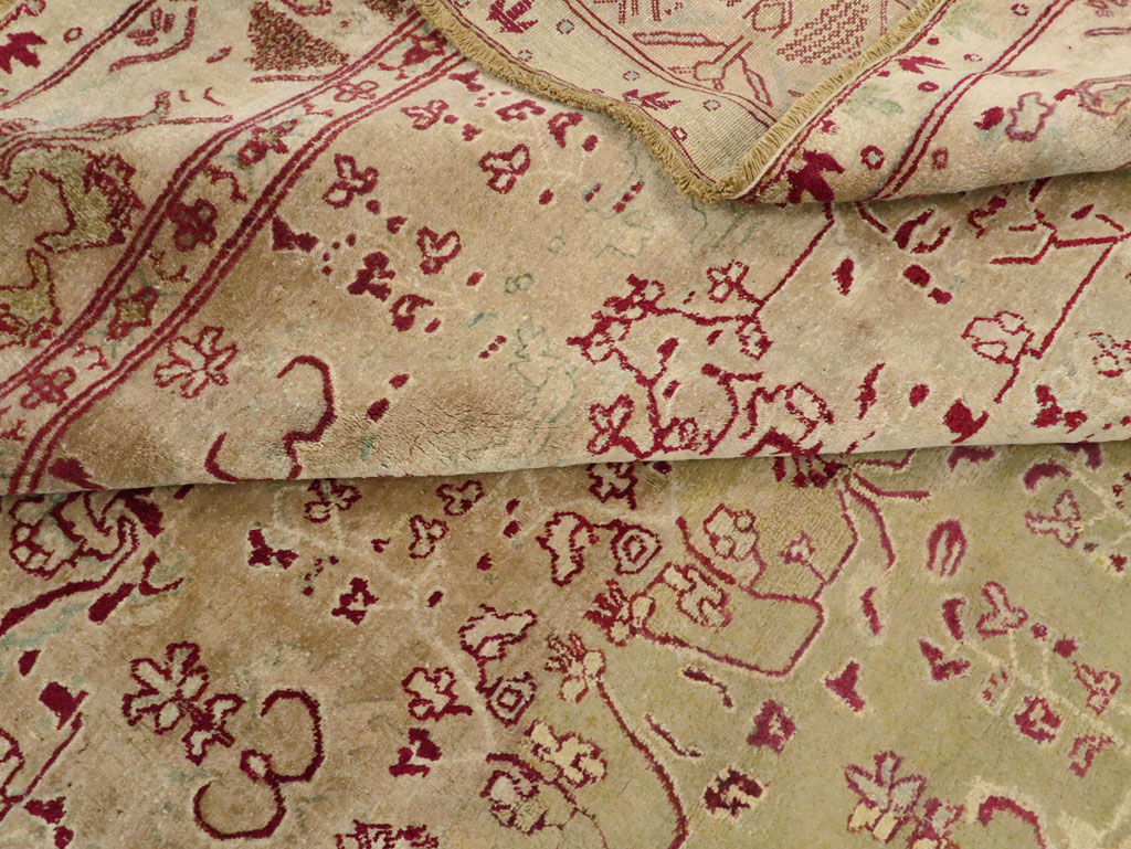 Antique Indian Agra Carpet, No.17051 - Galerie Shabab