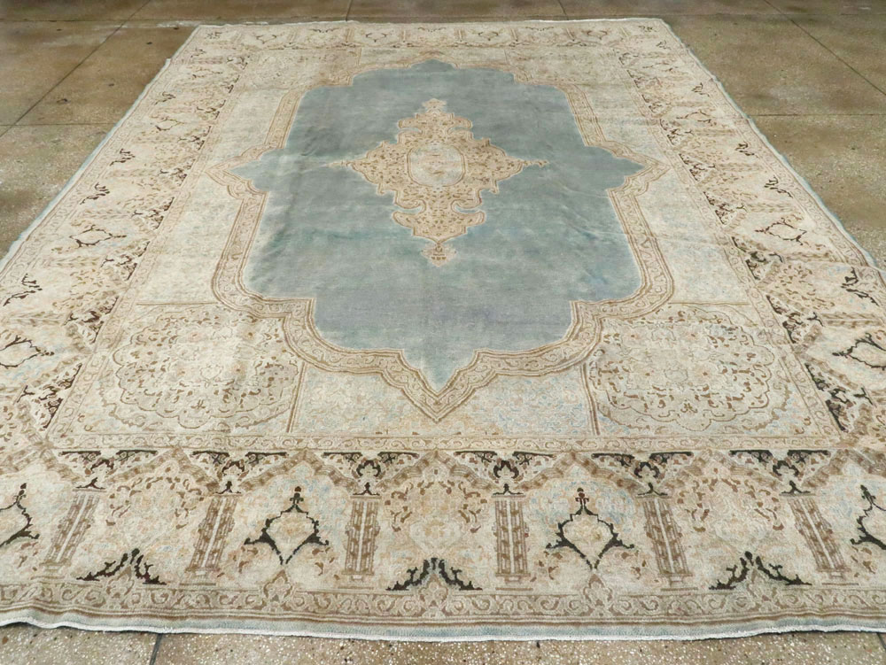 Vintage Persian Kerman Carpet, No.17368 - Galerie Shabab