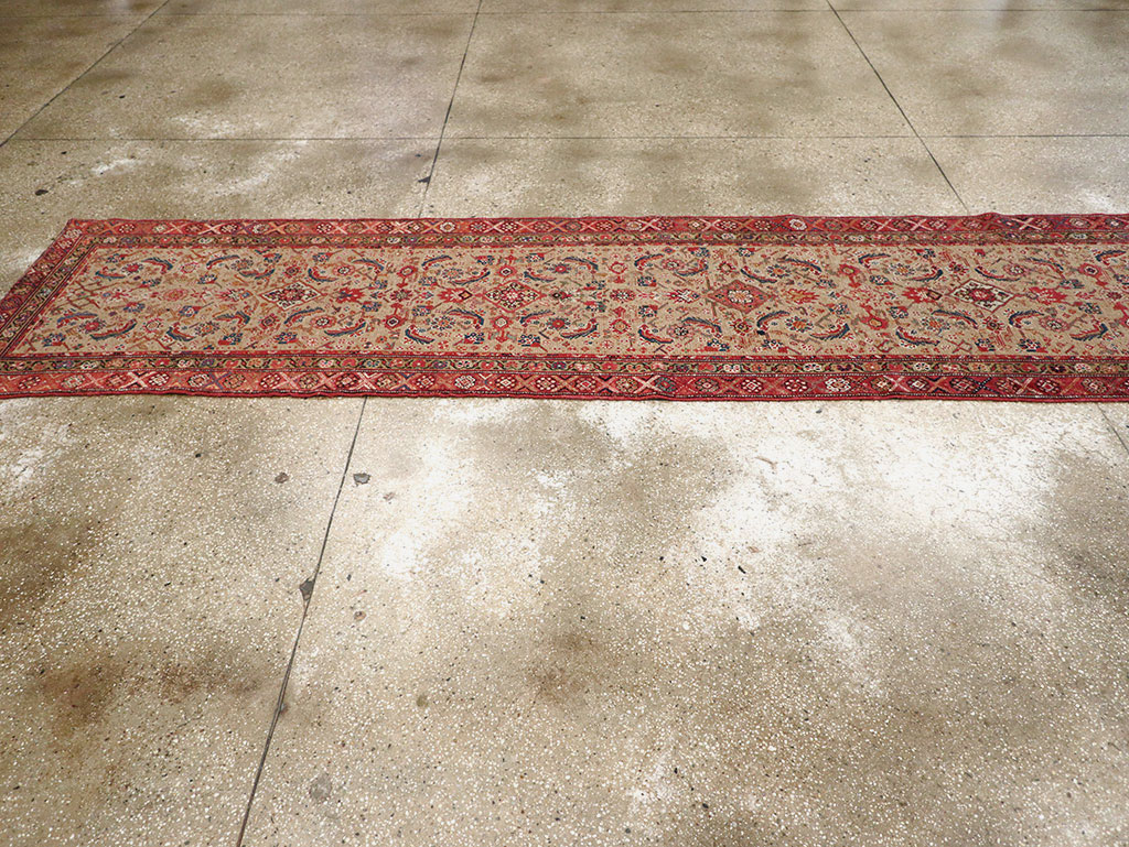 Vintage Persian Malayer Runner, No.17531 - Galerie Shabab