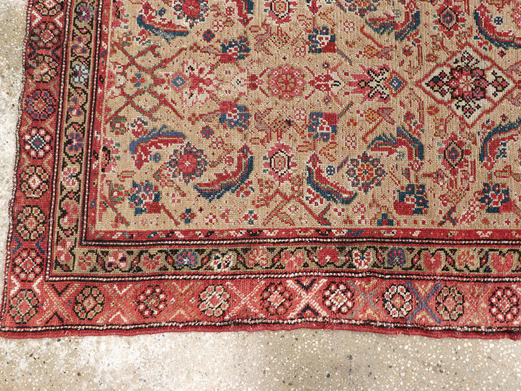 Vintage Persian Malayer Runner, No.17531 - Galerie Shabab