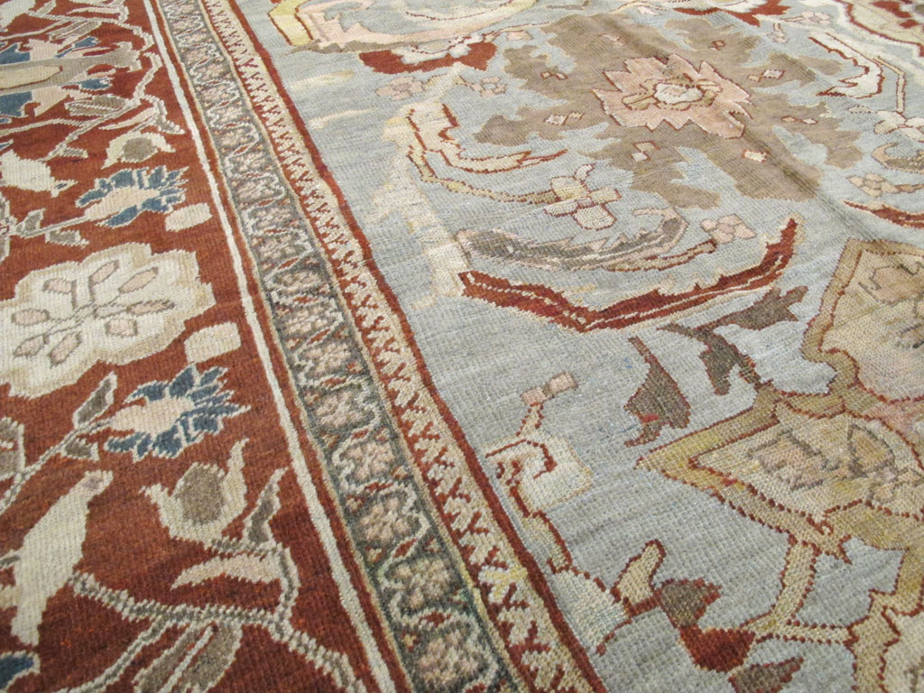 Antique Persian Mahal Carpet, No.17742 - Galerie Shabab