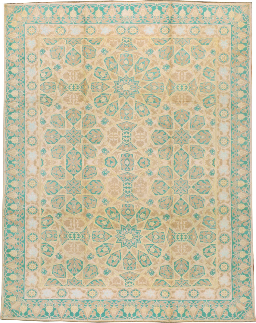 Antique Indian Cotton Agra Carpet, No.17806 - Galerie Shabab