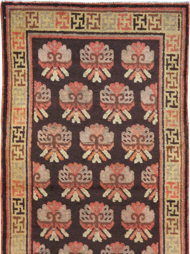 Vintage East Turkestan Khotan Runner, No.17909 - Galerie Shabab