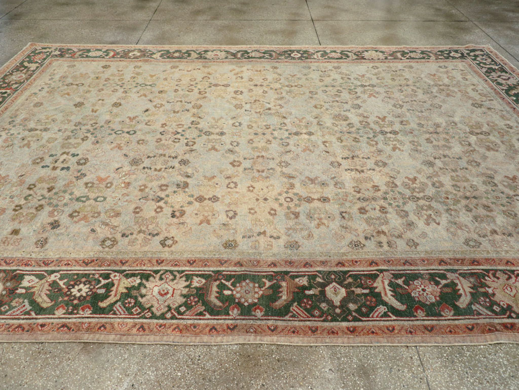 Antique Persian Mahal Room Size Carpet, No.17925 - Galerie Shabab