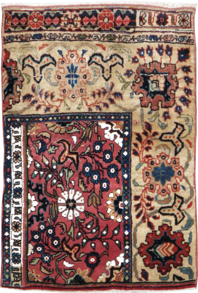 Vintage Persian Bidjar Sampler Rug, No.17937 - Galerie Shabab