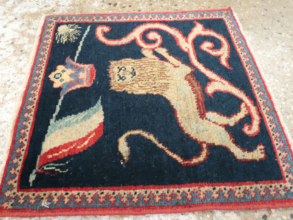 Antique Persian Souf Tabriz Pictorial Rug (Pair: 1 of 2), No.17941 - Galerie Shabab