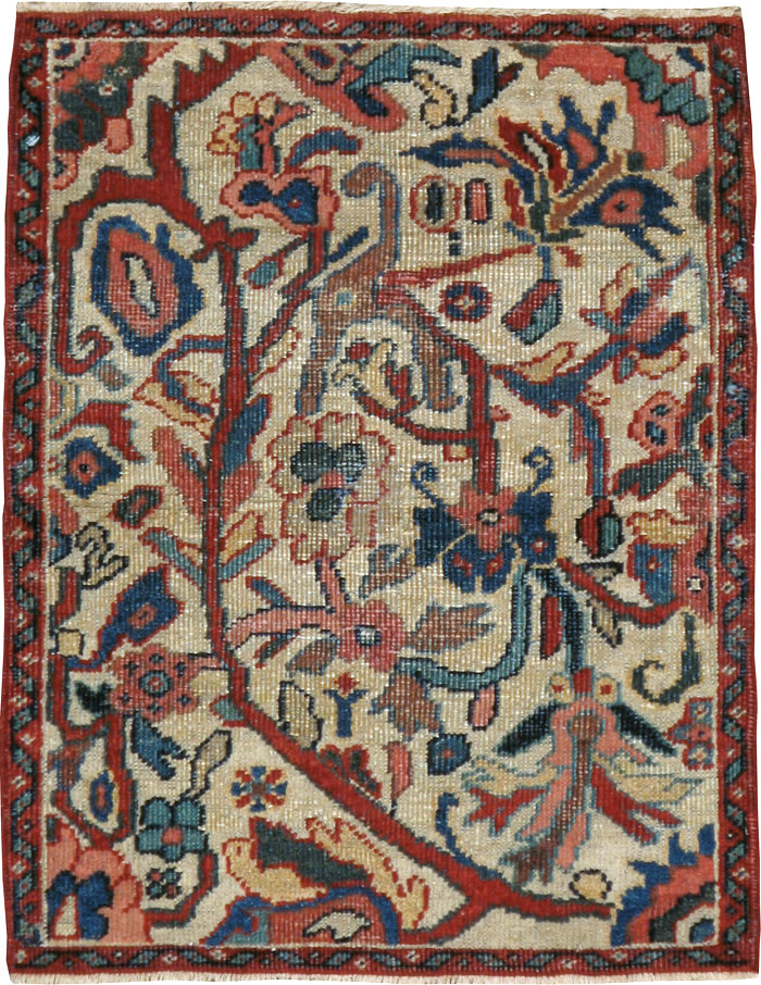 Antique Persian Mahal Rug, No.17947 - Galerie Shabab