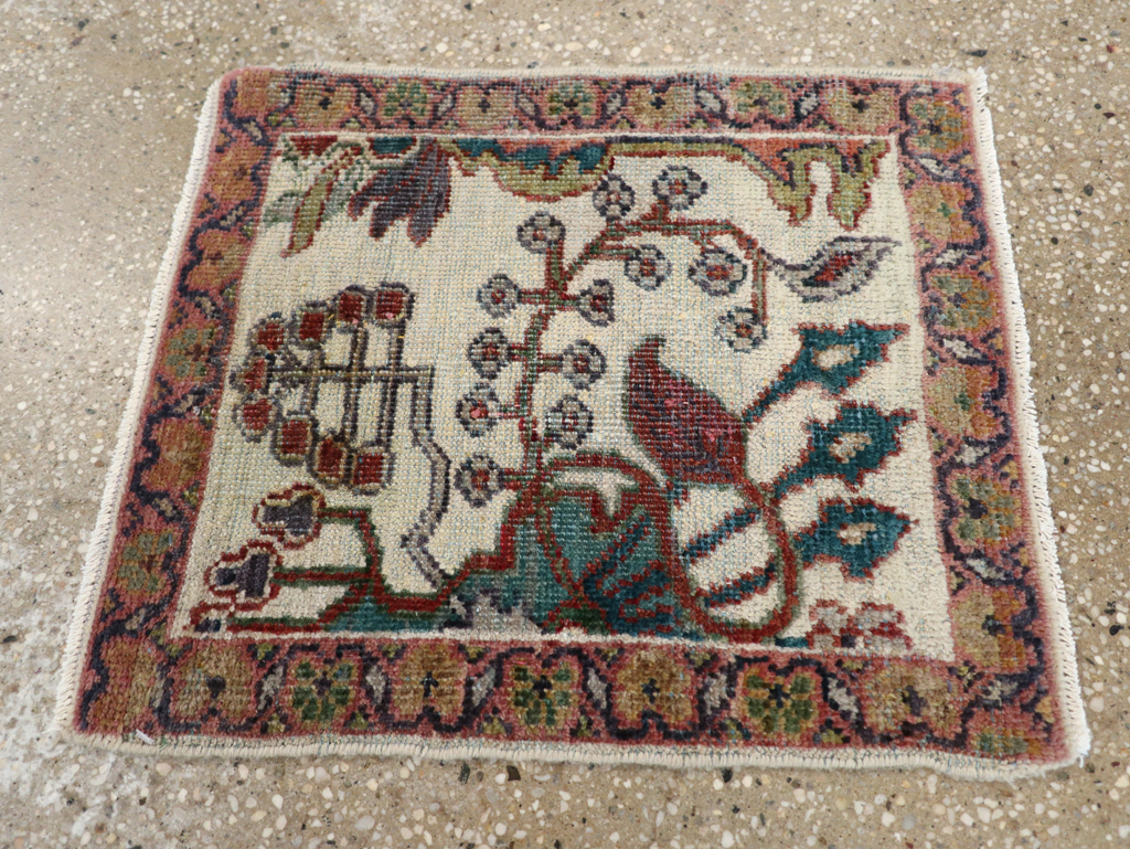 Vintage Persian Mahal Rug, No.17949 - Galerie Shabab