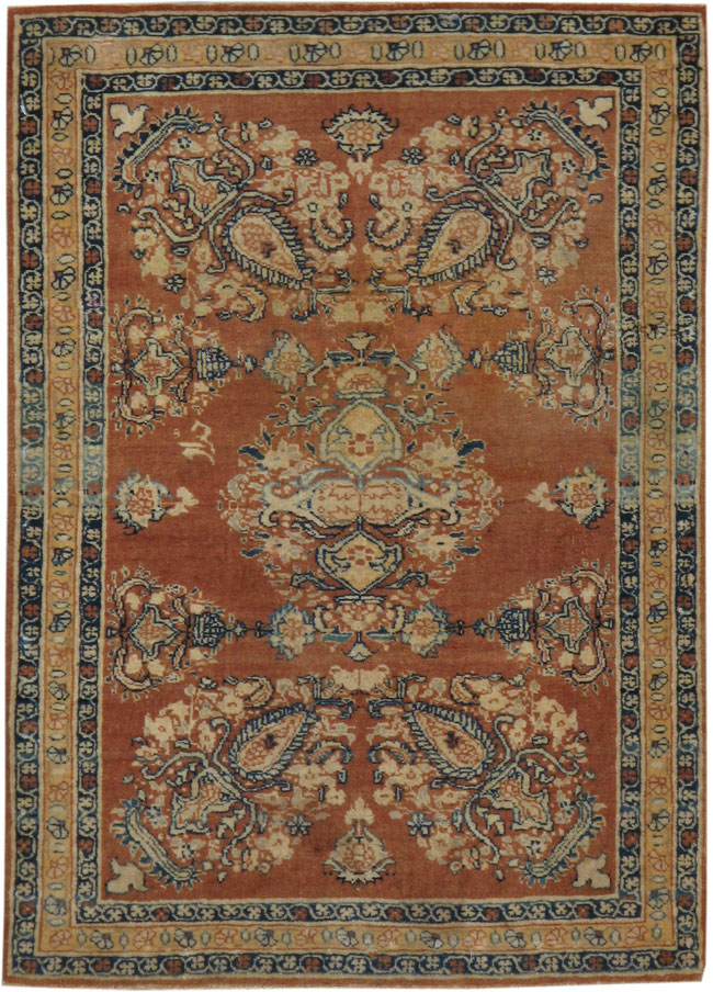 Antique Persian Tabriz Hagi Jalili Rug, No.17995 - Galerie Shabab
