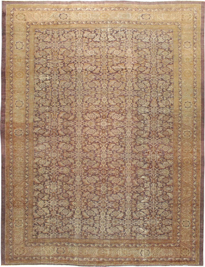 Antique Persian Mahal Carpet, No.18005 - Galerie Shabab