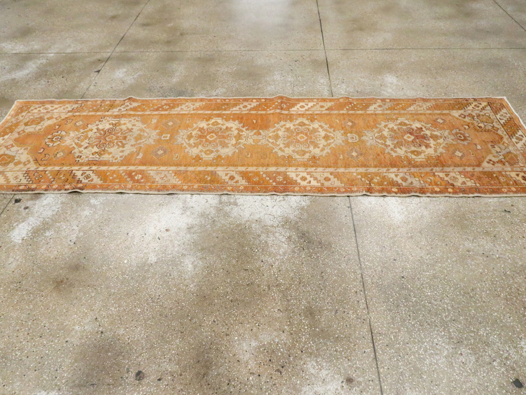 Antique Turkish Oushak Runner, No.18037 - Galerie Shabab