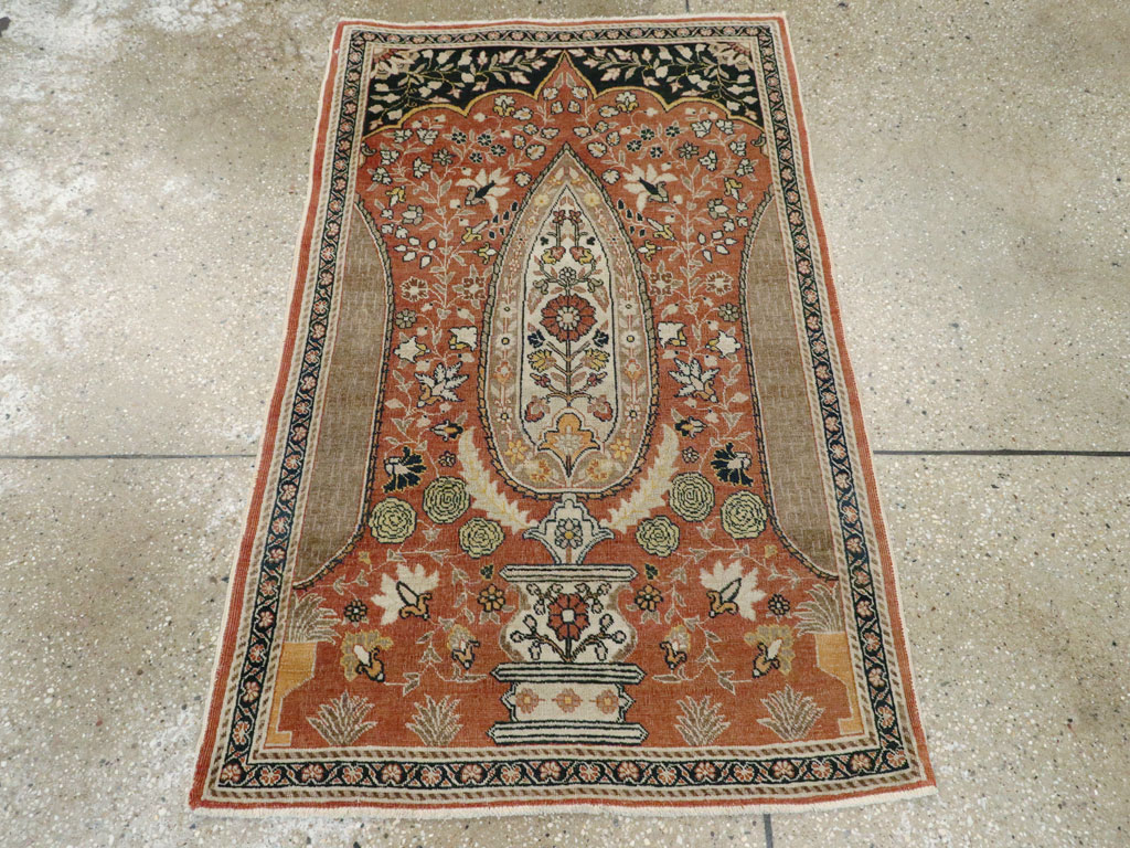 Antique Persian Tabriz Hagi Jalili Rug, No.18060 - Galerie Shabab