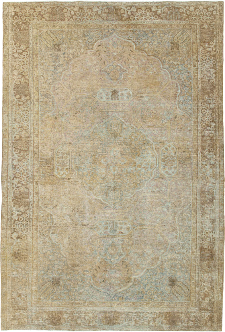 Antique Persian Tabriz Carpet, No.18187 - Galerie Shabab