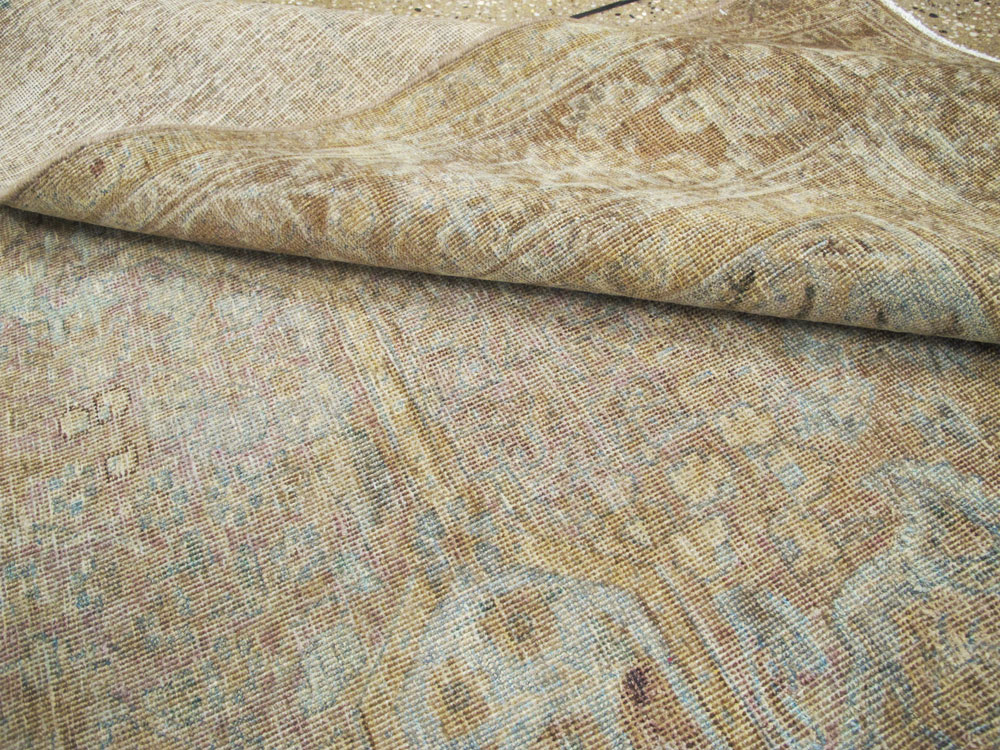 Antique Persian Tabriz Carpet, No.18187 - Galerie Shabab