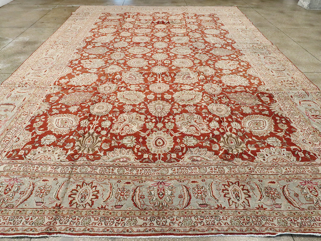 Antique Persian Mahal Carpet, No.18385 - Galerie Shabab