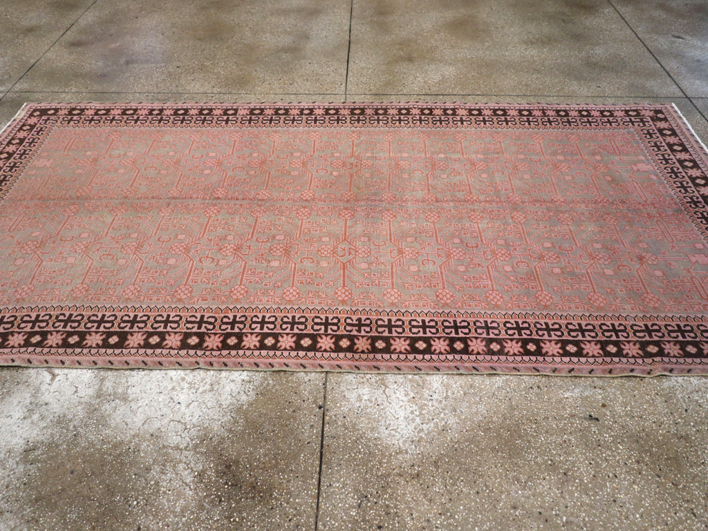 Vintage East Turkestan Khotan Carpet, No.18409 - Galerie Shabab