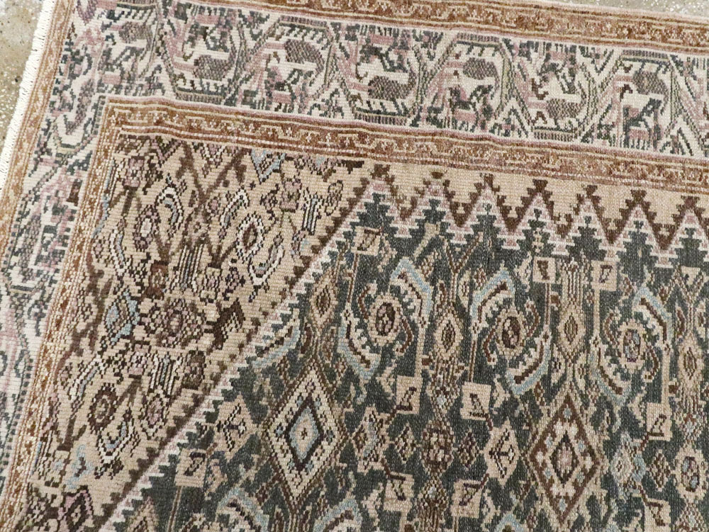 Vintage Persian Malayer Carpet, No.18637 - Galerie Shabab