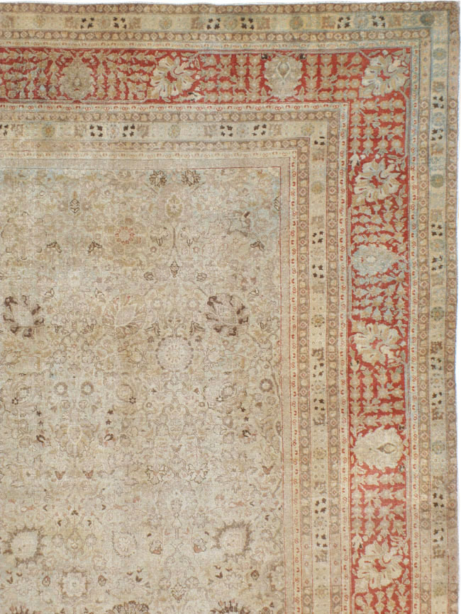 Antique Persian Tabriz Carpet, No.18669 - Galerie Shabab