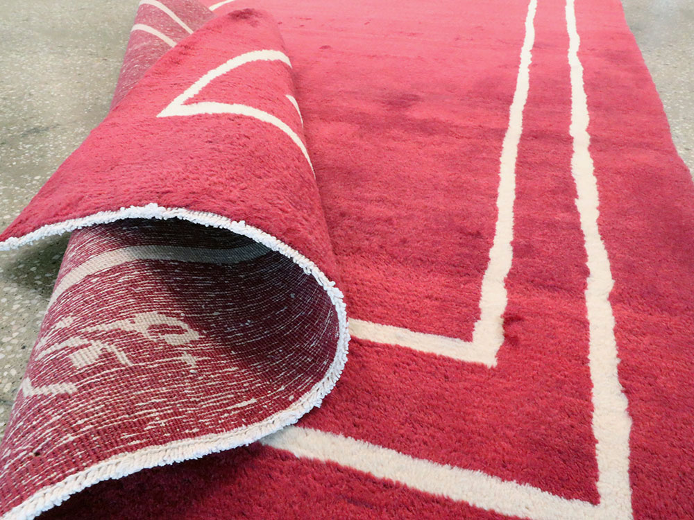 Vintage Persian Mashad Modernist Runner, No.18686 - Galerie Shabab