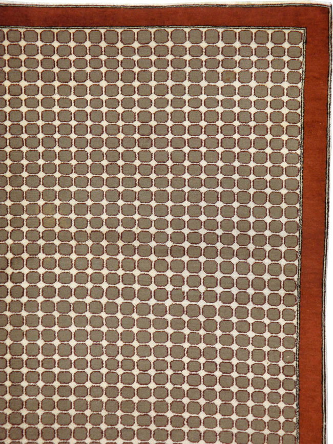 Vintage Anatolian Deco Carpet, No.18855 - Galerie Shabab