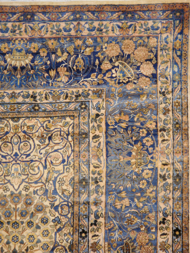 Vintage Persian Lavar Kerman Oversize Carpet, No.18917 - Galerie Shabab