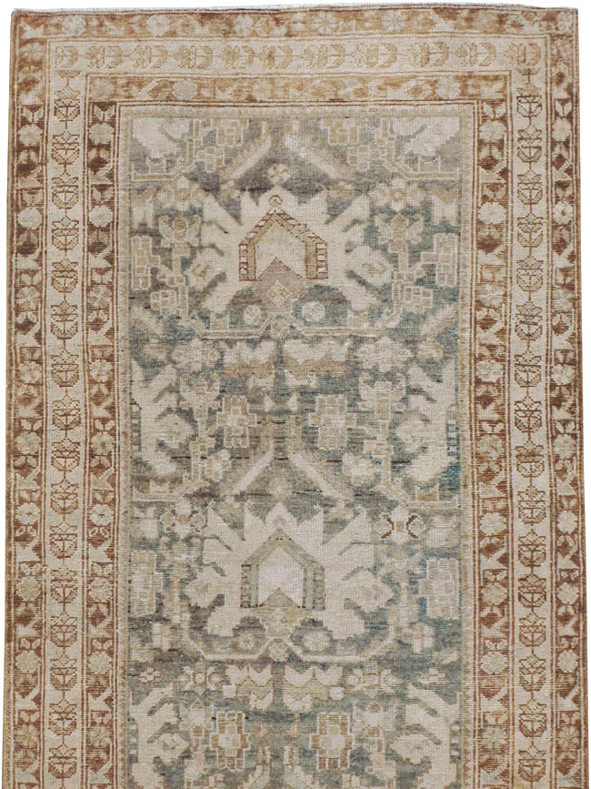 Vintage Persian Malayer Runner, No.18938 - Galerie Shabab