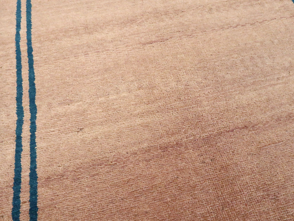 Vintage Persian Mashad Minimalist Runner, No.19038 - Galerie Shabab