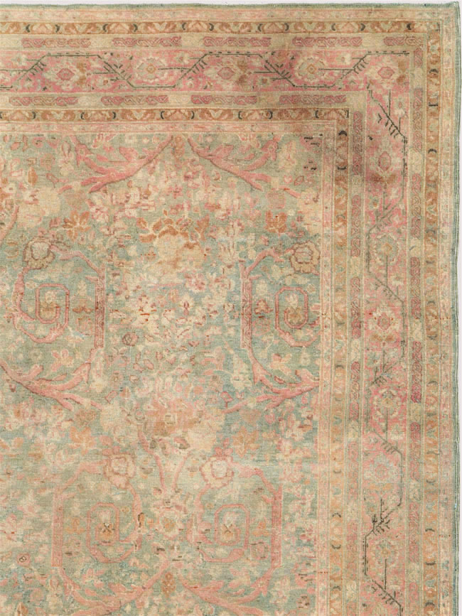 Antique Persian Tabriz Carpet, No.19057 - Galerie Shabab