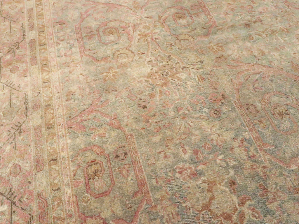 Antique Persian Tabriz Carpet, No.19057 - Galerie Shabab