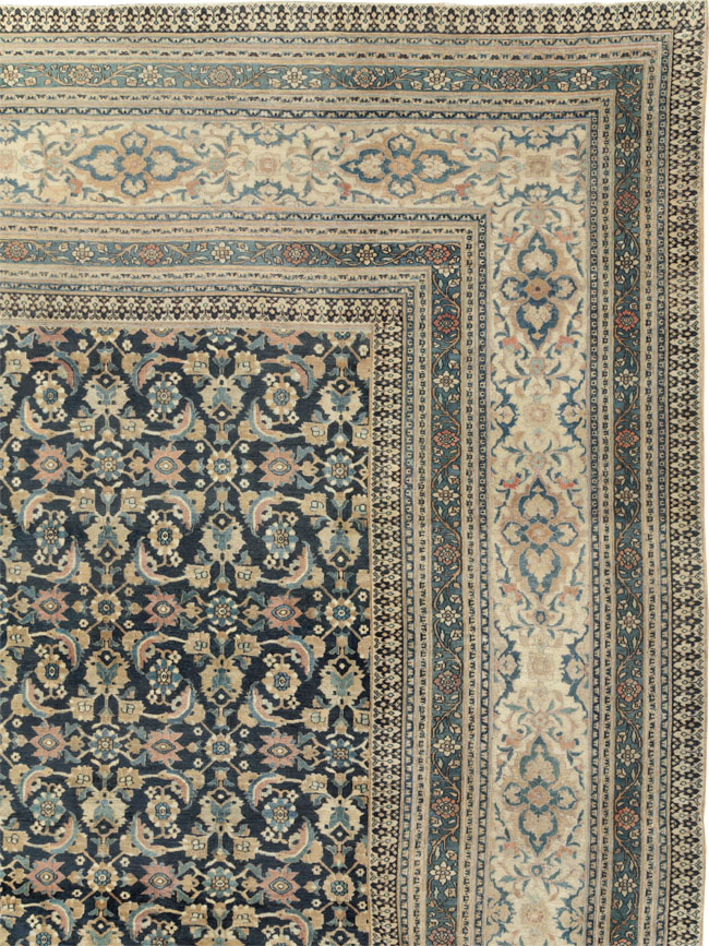 Antique Persian Khorassan Square Oversize Carpet, No.19084 - Galerie Shabab