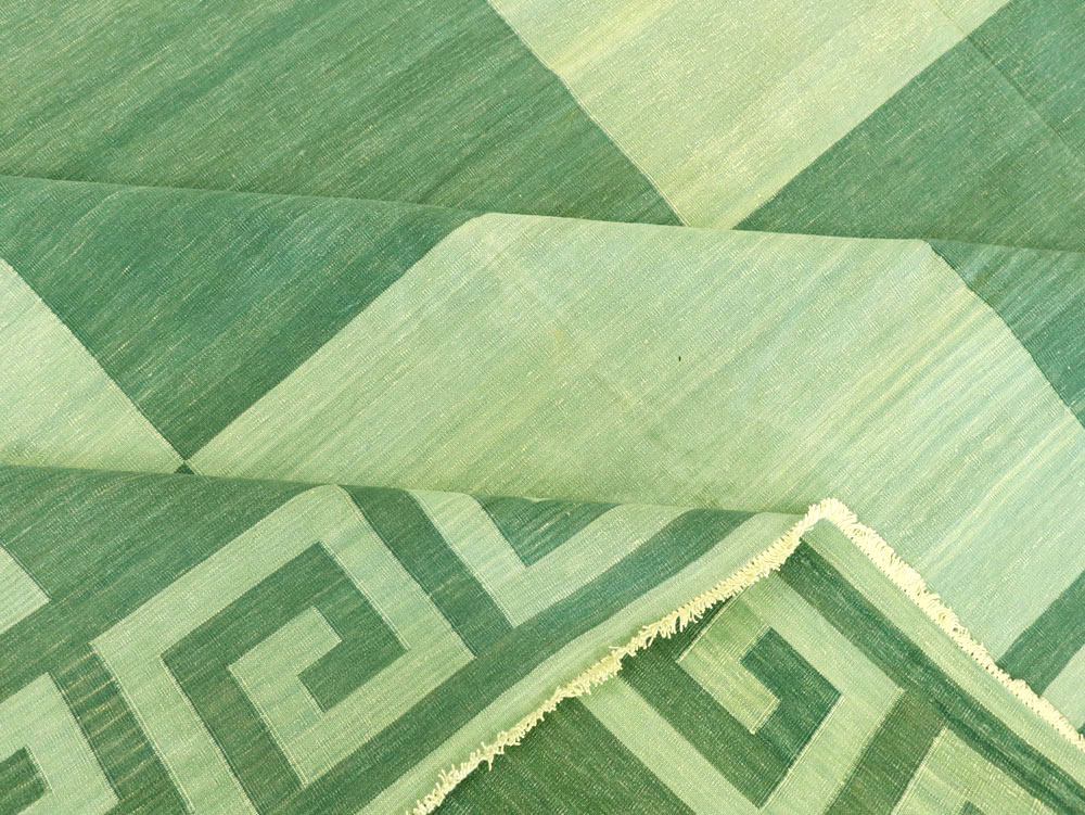 Vintage Indian Dhurrie Carpet, No.19189 - Galerie Shabab