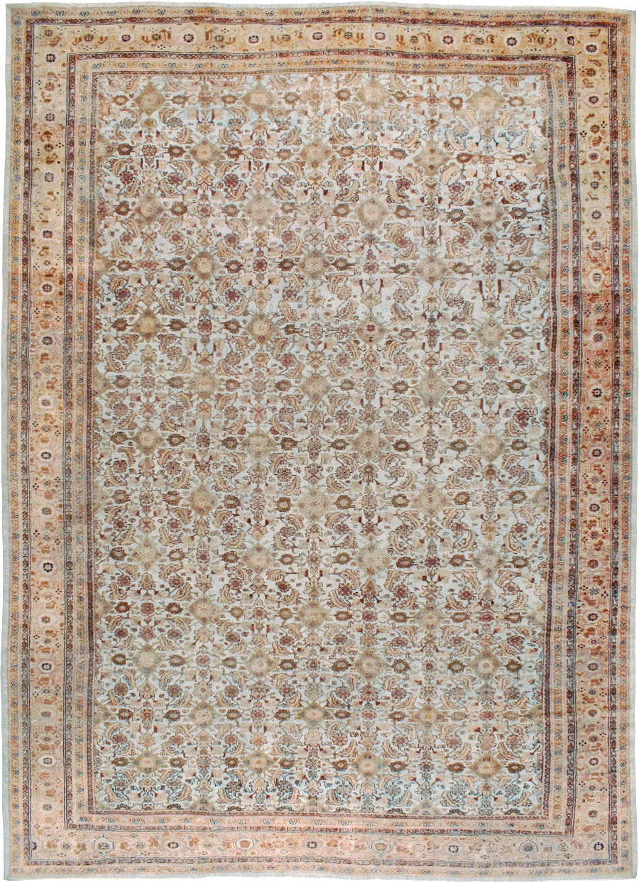 Antique Persian Mahal Carpet, No.19297 - Galerie Shabab