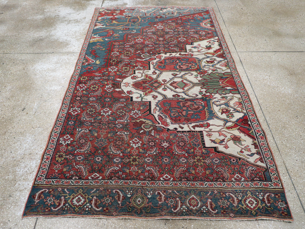 Antique Persian Bidjar Sampler Rug, No.19947 - Galerie Shabab