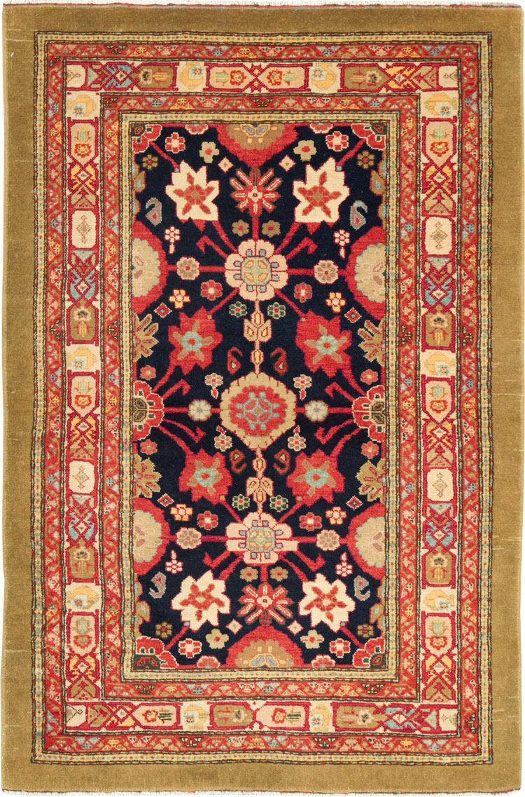 Vintage Inspired Persian Malayer Carpet, No.19963 - Galerie Shabab