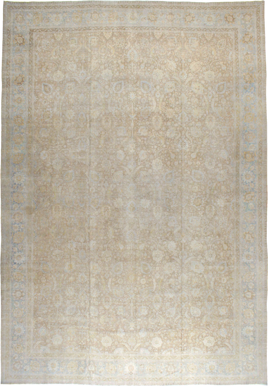 Antique Persian Tabriz Oversize Carpet, No.20010 - Galerie Shabab