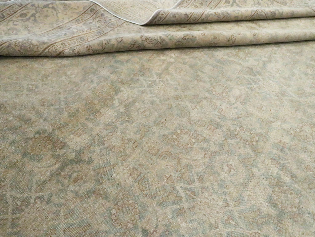 Antique Persian Tabriz Carpet, No.20023 - Galerie Shabab