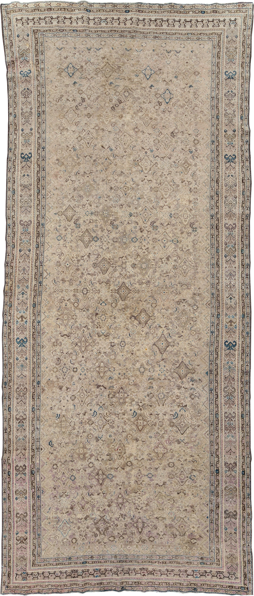 Antique Persian Malayer Gallery Carpet, No.20028 - Galerie Shabab