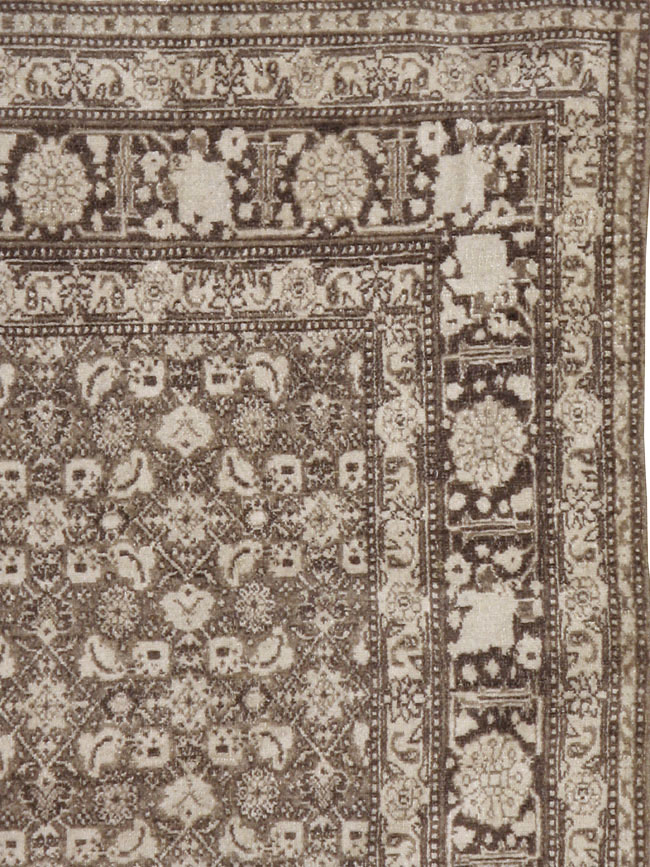 Antique Persian Senneh Tabriz Rug, No.20045 - Galerie Shabab
