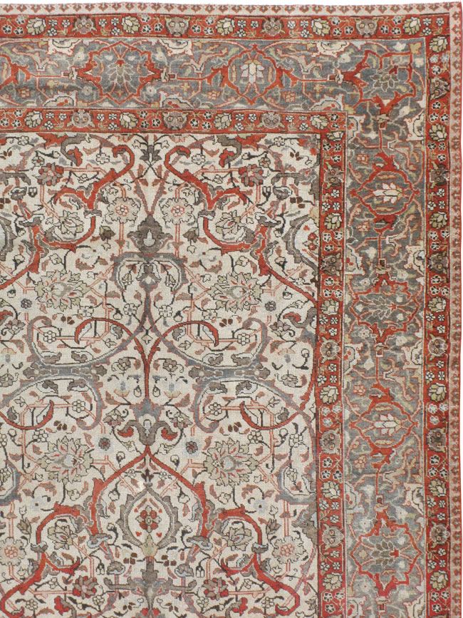 Vintage Persian Tabriz Carpet, No.20056 - Galerie Shabab