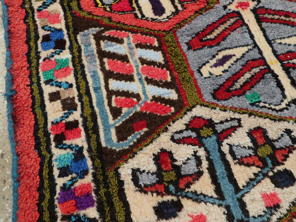 Vintage Persian Hamadan Rug, No.20107 - Galerie Shabab